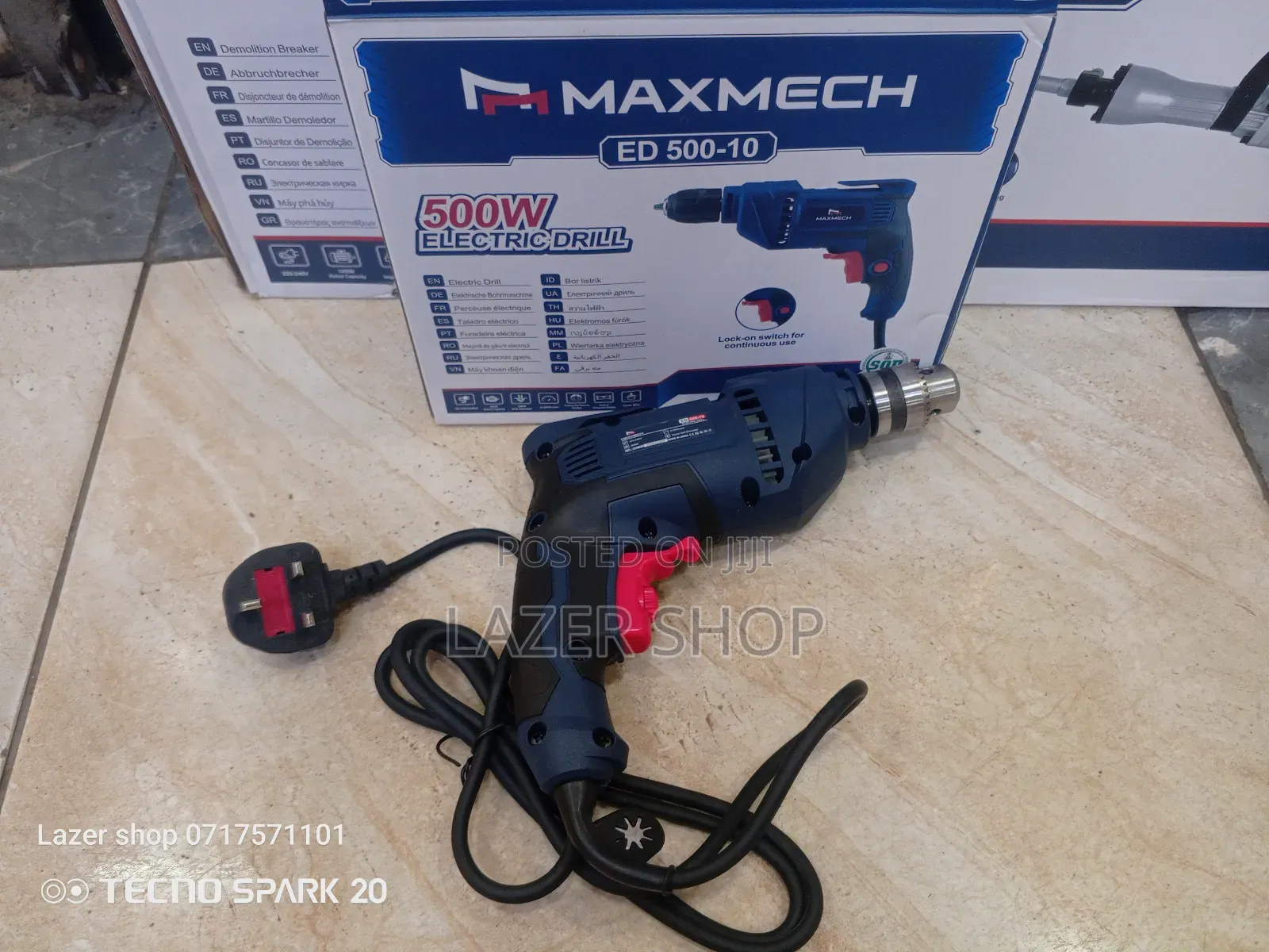 500w Maxmech Electric Drill