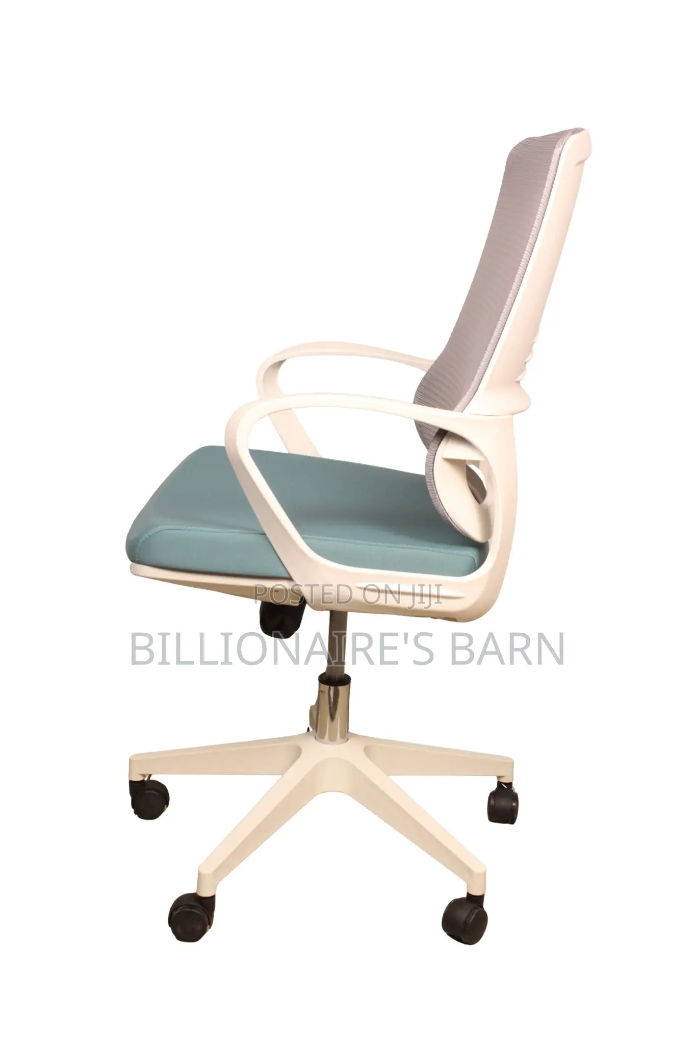 Chair;Modern Mesh White Chair With Adjustable Seat Height