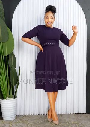 Purple Round Dress
