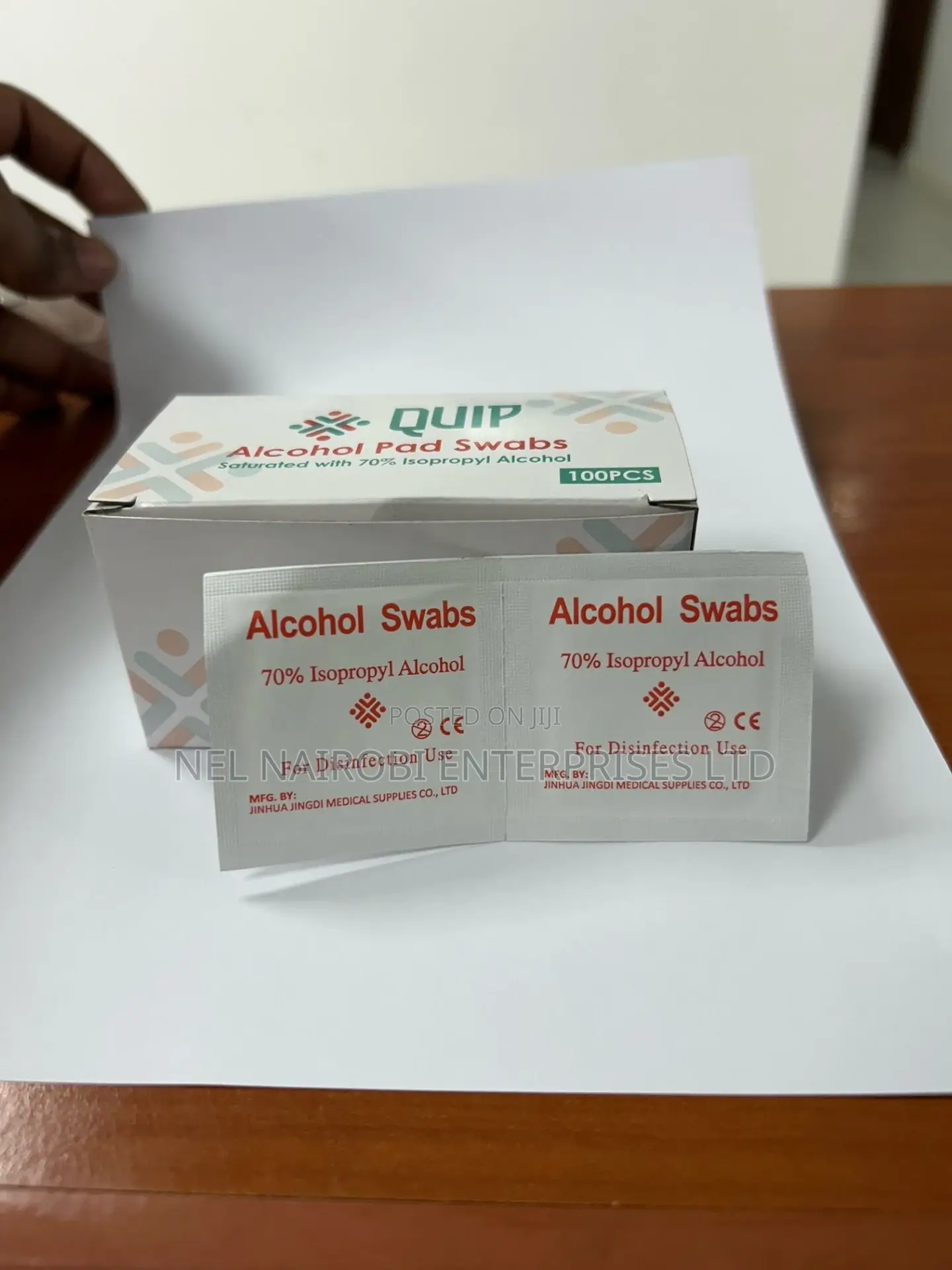 Alcohol Pad Swabs 70% Isopropyl Alcohol (100pcs)