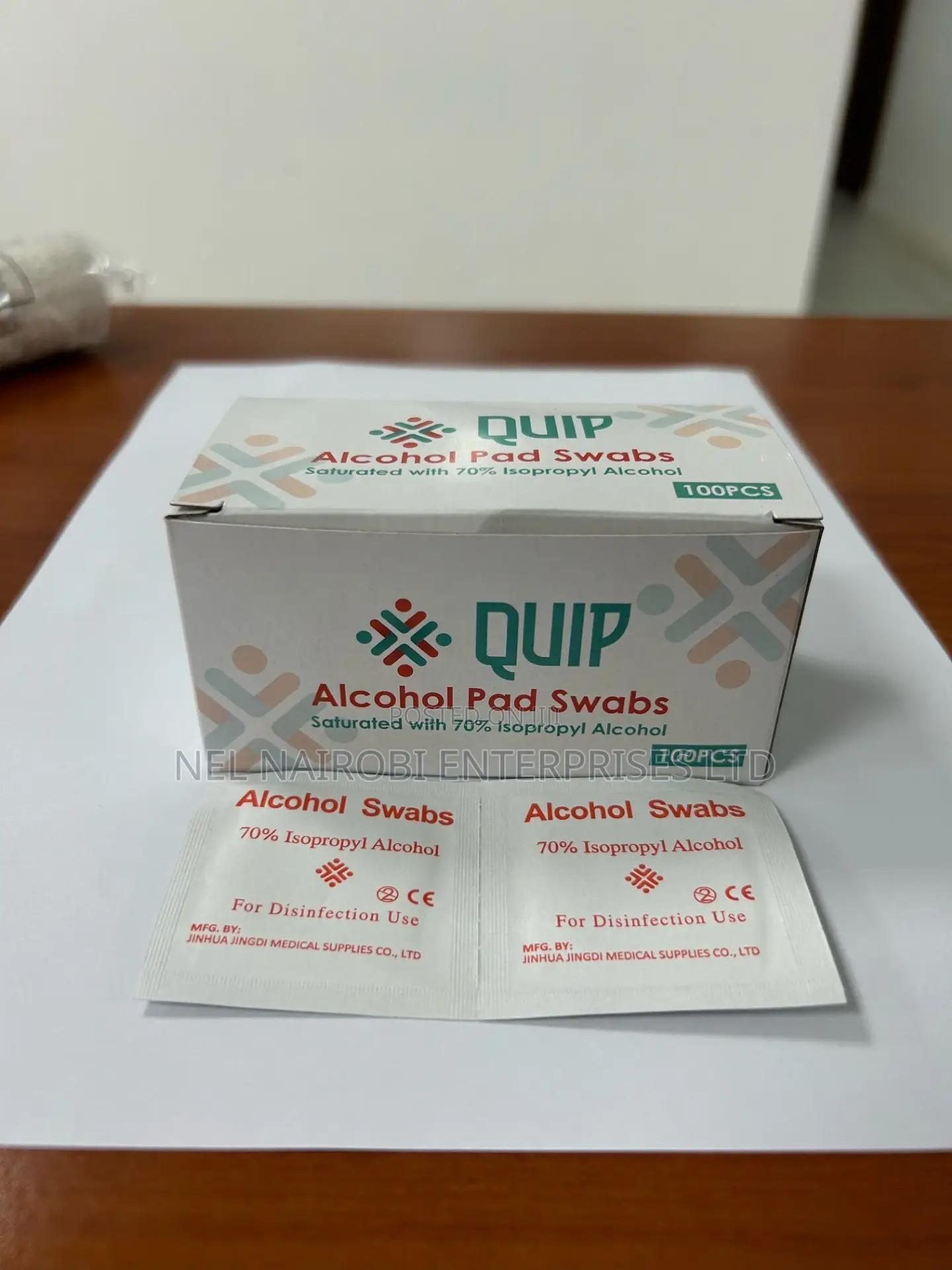Alcohol Pad Swabs 70% Isopropyl Alcohol (100pcs)