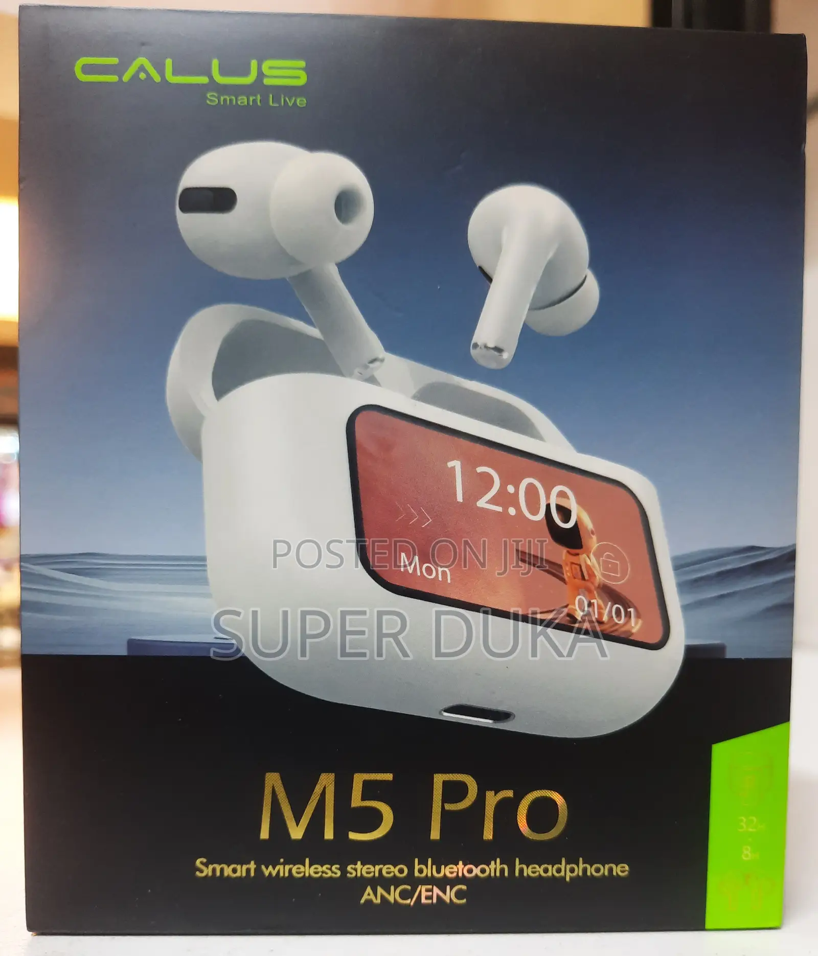 Bluetooth Earbuds.Calus M5 Pro Touch Screen Smart Air Pods