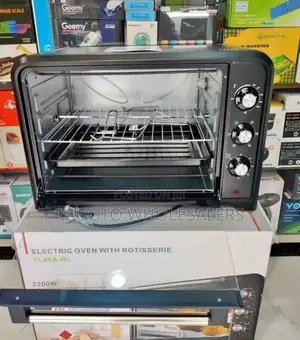 60l Tlac Electric Oven + Rotisserie 2200watts T-60l*