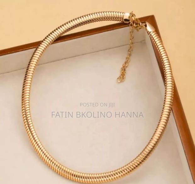 Steel Gold Choker - main view
