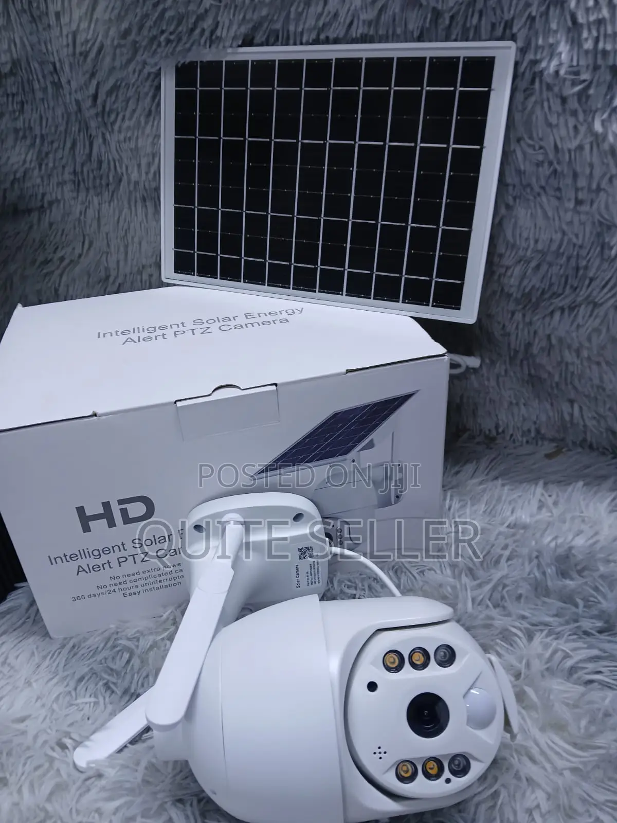 Outdoor Survelliance 4g Simcard Solar Energy 4mp Ubox Camera