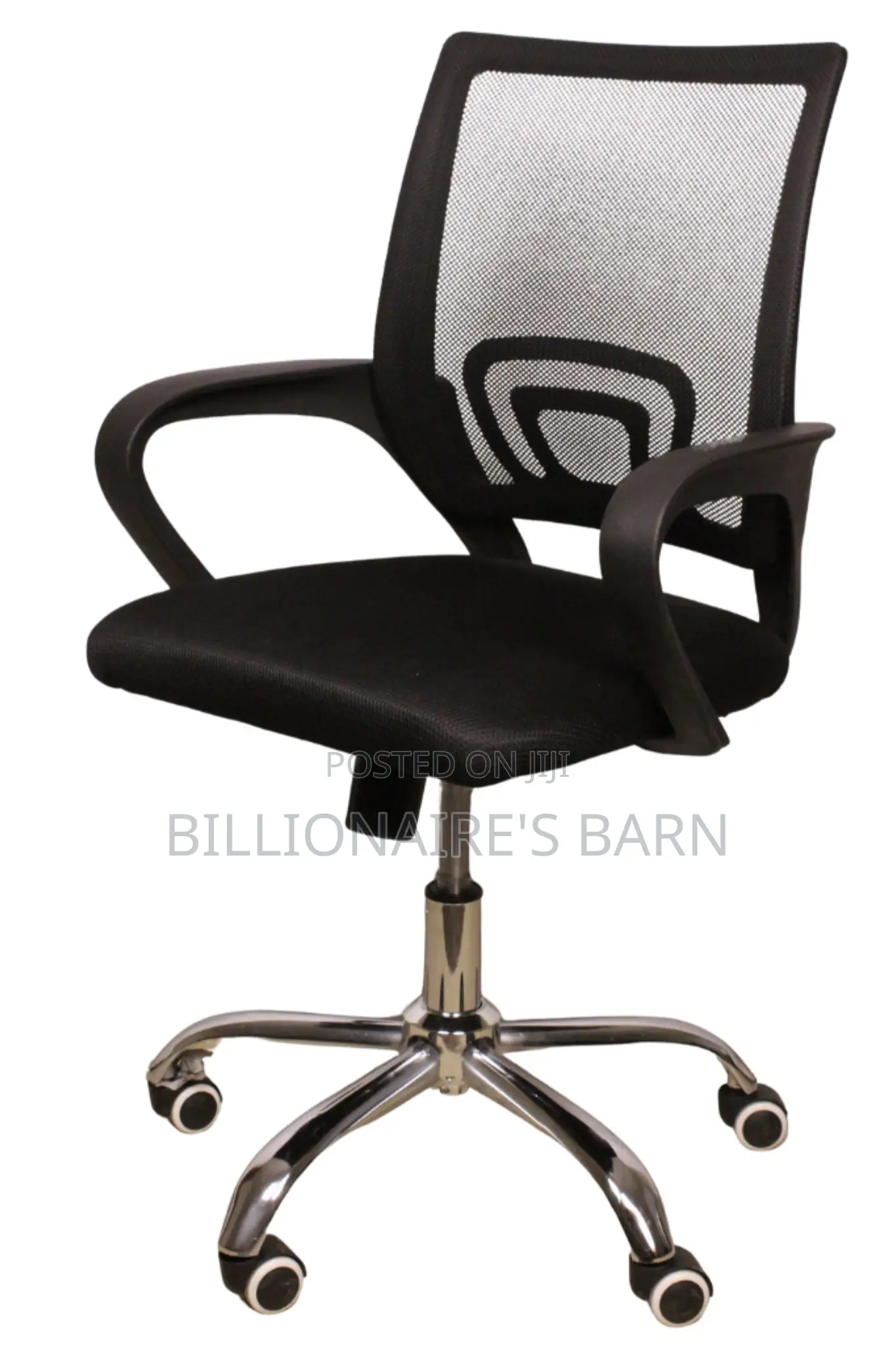 ;'Secretarial /Mesh/ Office Chair/Black