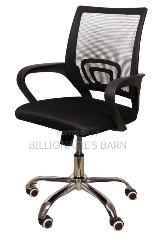 ;'Secretarial /Mesh/ Office Chair/Black