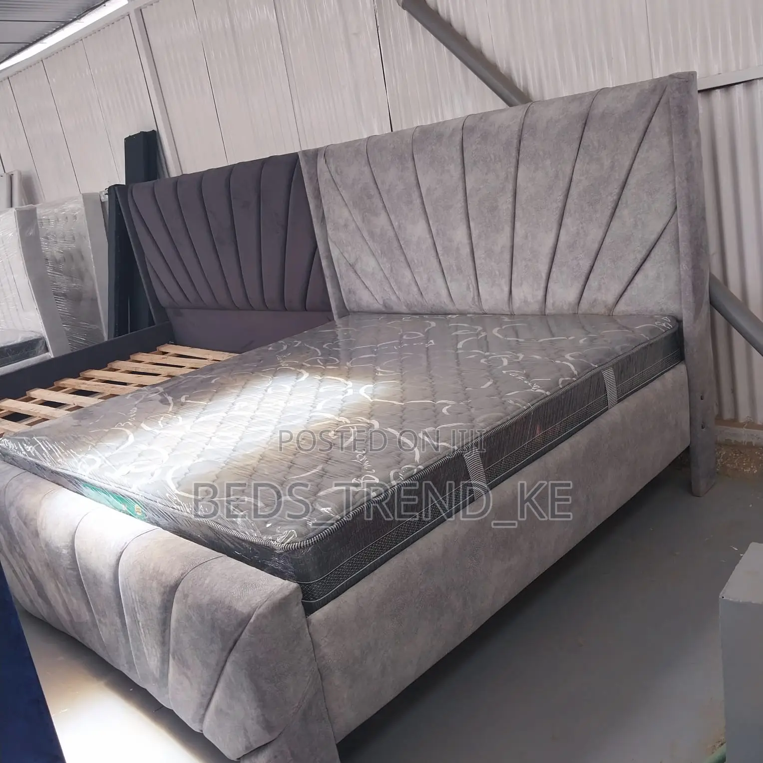 5 by 6 Ft Compact Modern Bed