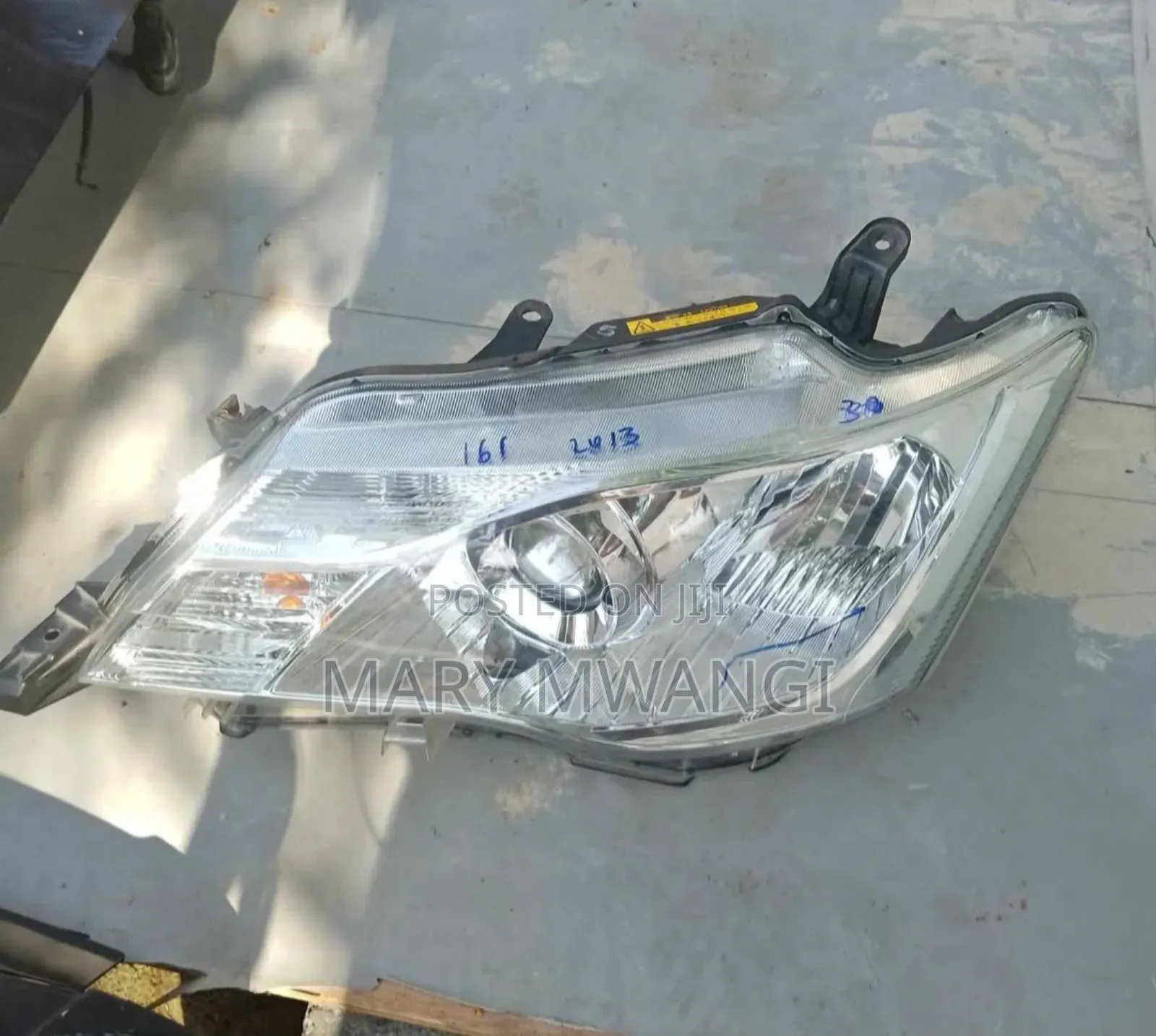 Ex Japan Fielder 161 Headlight Non-Xenon Clear