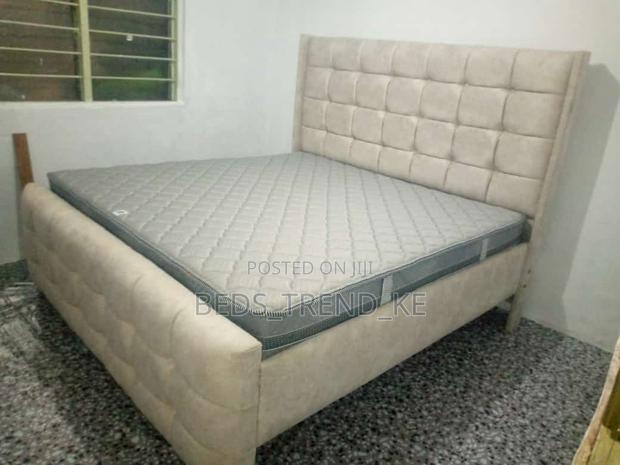 Handcrafted Soft 6 by 6 Modern Beds - thumbnail 2