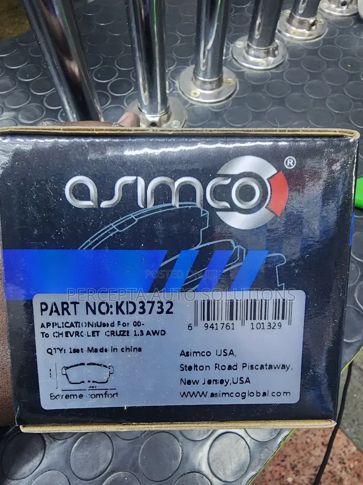 Toyota Passo,Swift, Mira Asimco Front Brake Pads Kd3732
