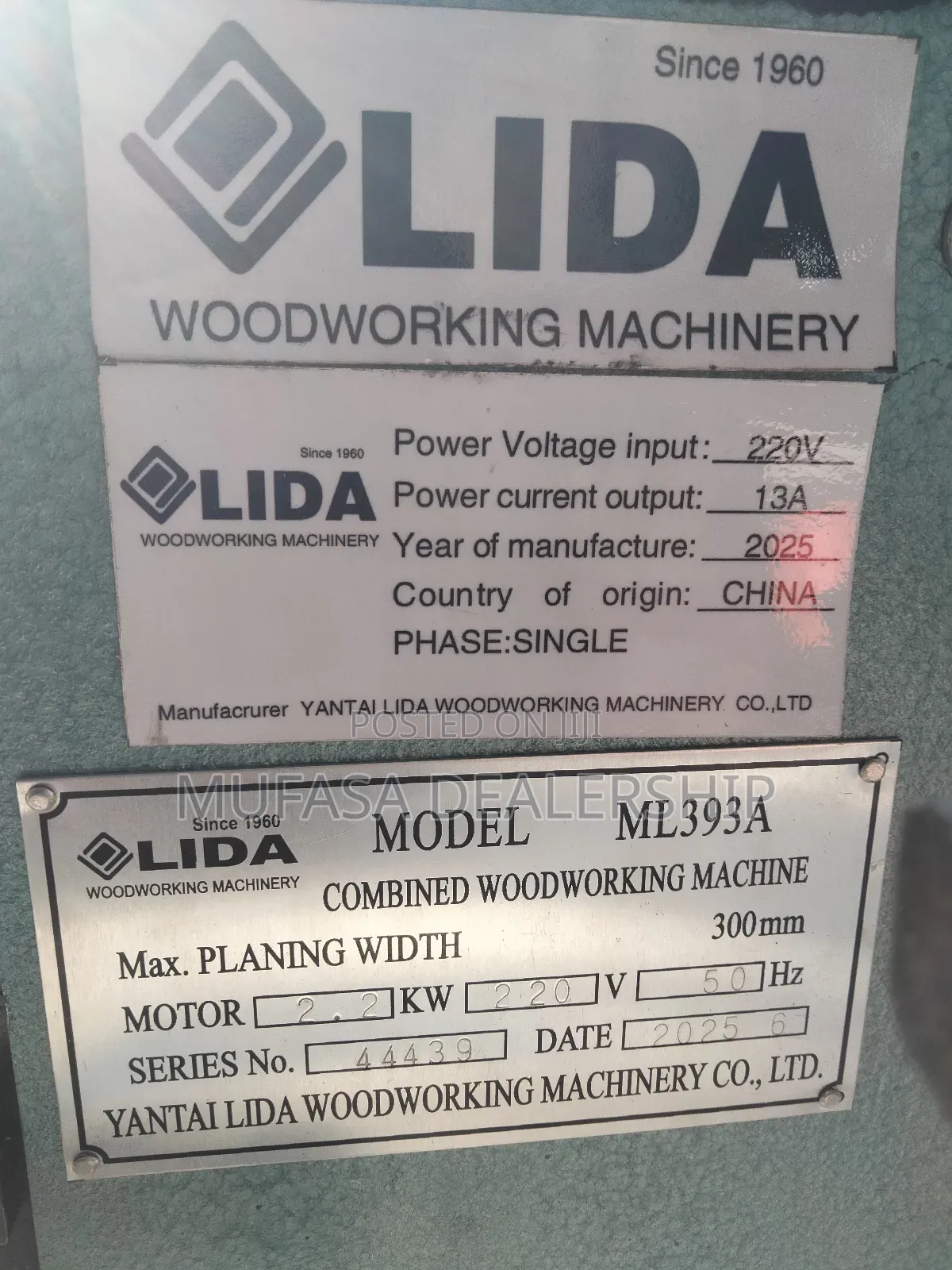 Brand New Lida Woodworking Machine 2025