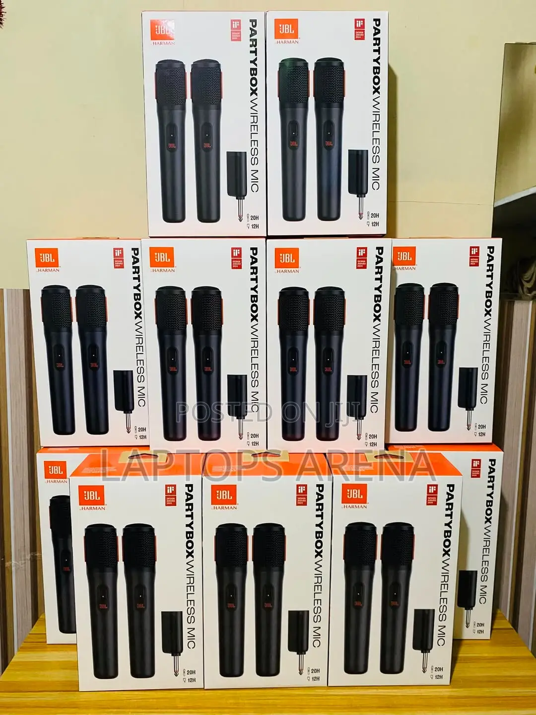 JBL Partybox Dual Wireless Handheld Microphone