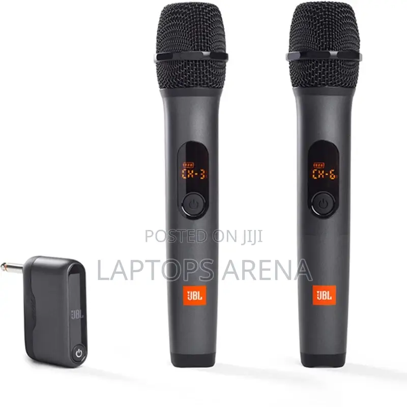 JBL Partybox Dual Wireless Handheld Microphone