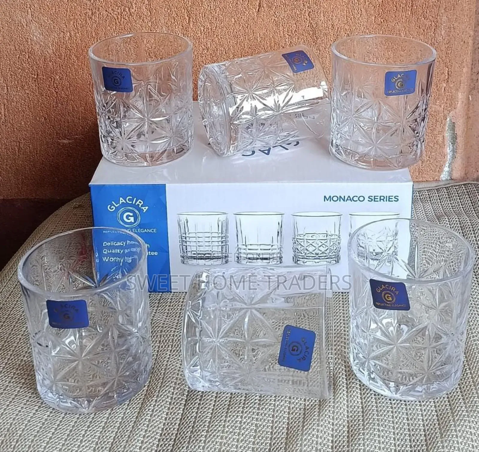 Clear 6 PCS Short Glass