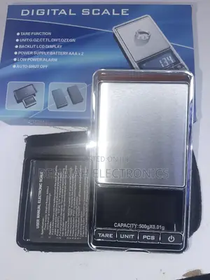 Portable Pocket Weighing 0.01g to 500g With Low Power Alarm