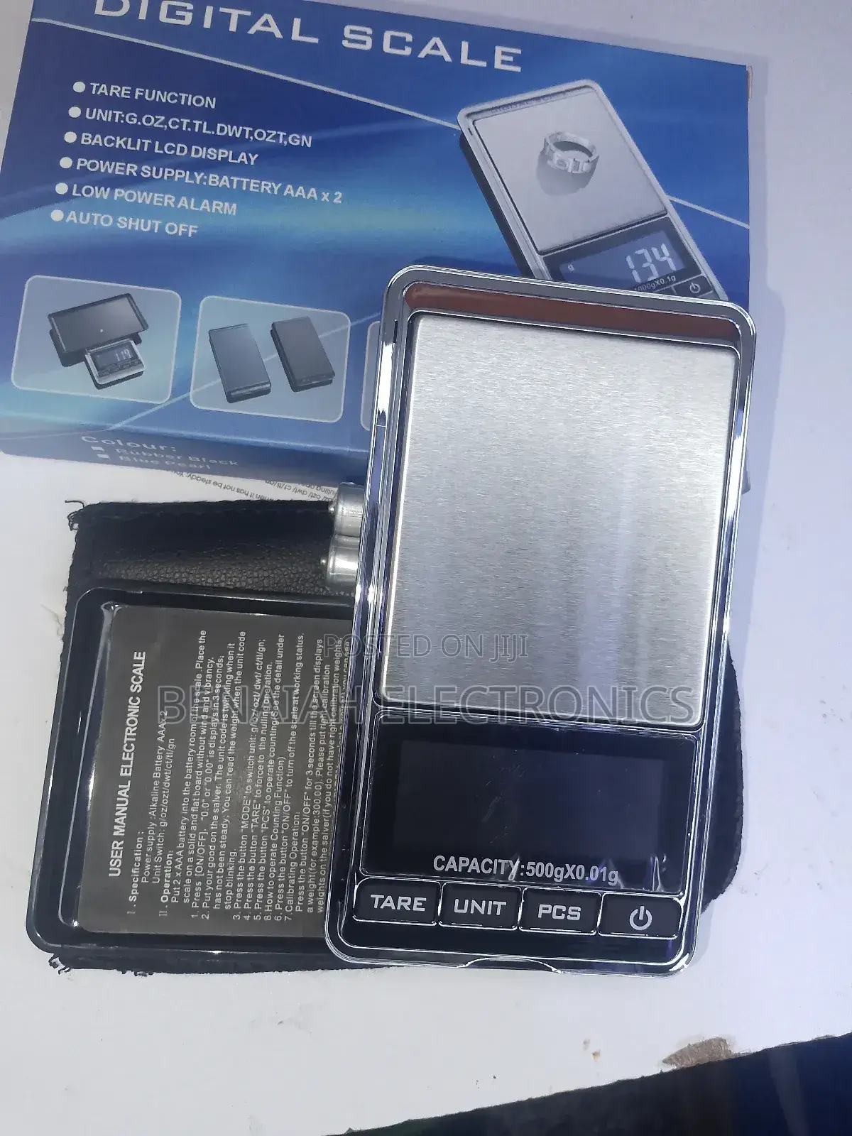 Pocket Weighing Scale 0.01g to 500g ,Auto Shut Off