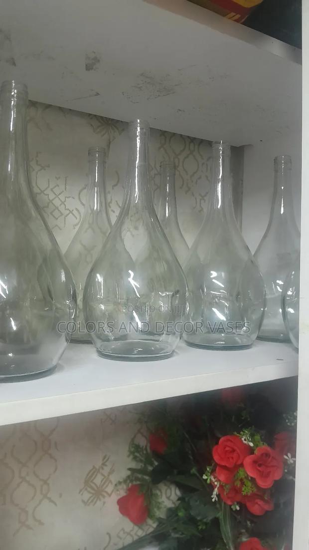 Vases Glass and Round 30cm Long - thumbnail 2