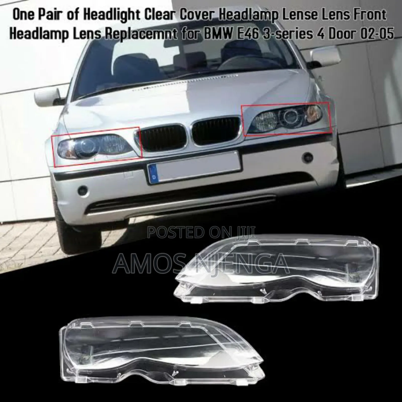 BMW E46 Headlight Lens