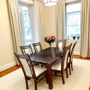 Dining Set, An Urban All Wooden 6 Seater Dining Set