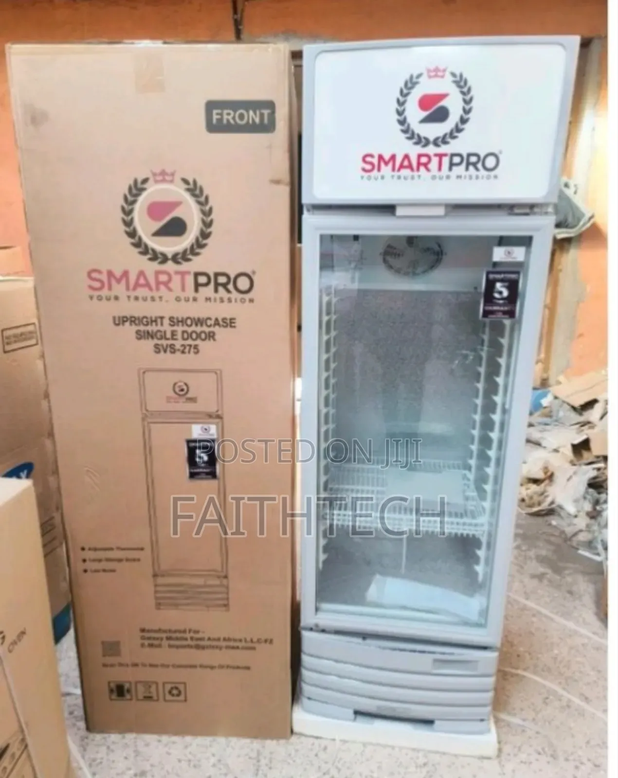 209 Litres SVS-275 Smart Pro Upright Showcase Displayfridge