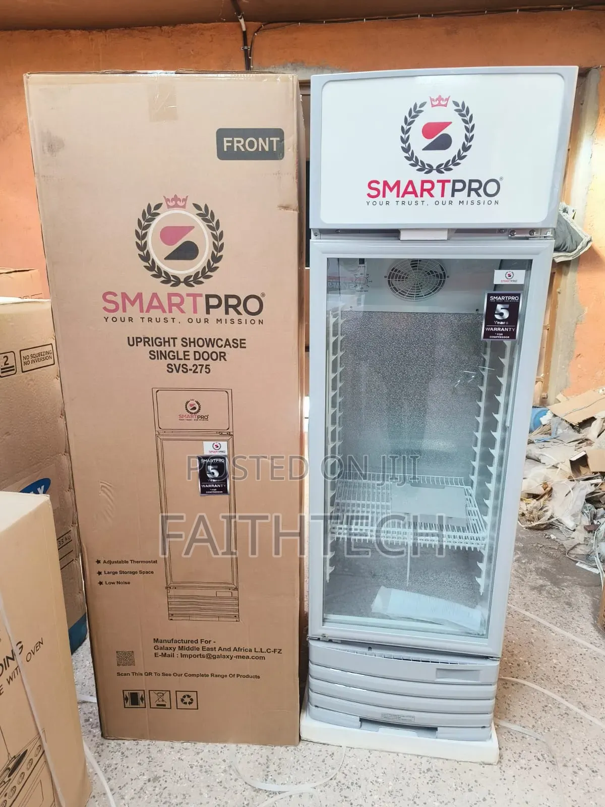 209 Litres SVS-275 Smart Pro Upright Showcase Displayfridge