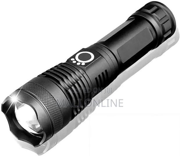 Rechargeable Led Flashlight 2700 Lumens Zoomable Torch - thumbnail 2
