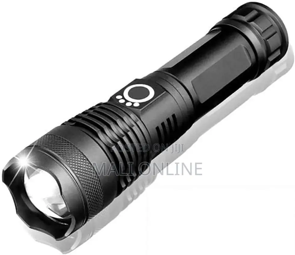 Rechargeable Led Flashlight 2700 Lumens Zoomable Torch