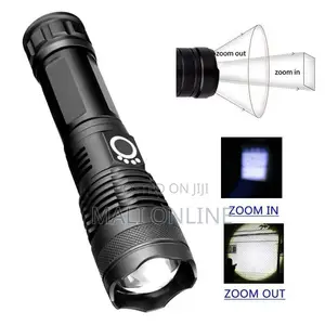 Rechargeable Led Flashlight 2700 Lumens Zoomable Torch
