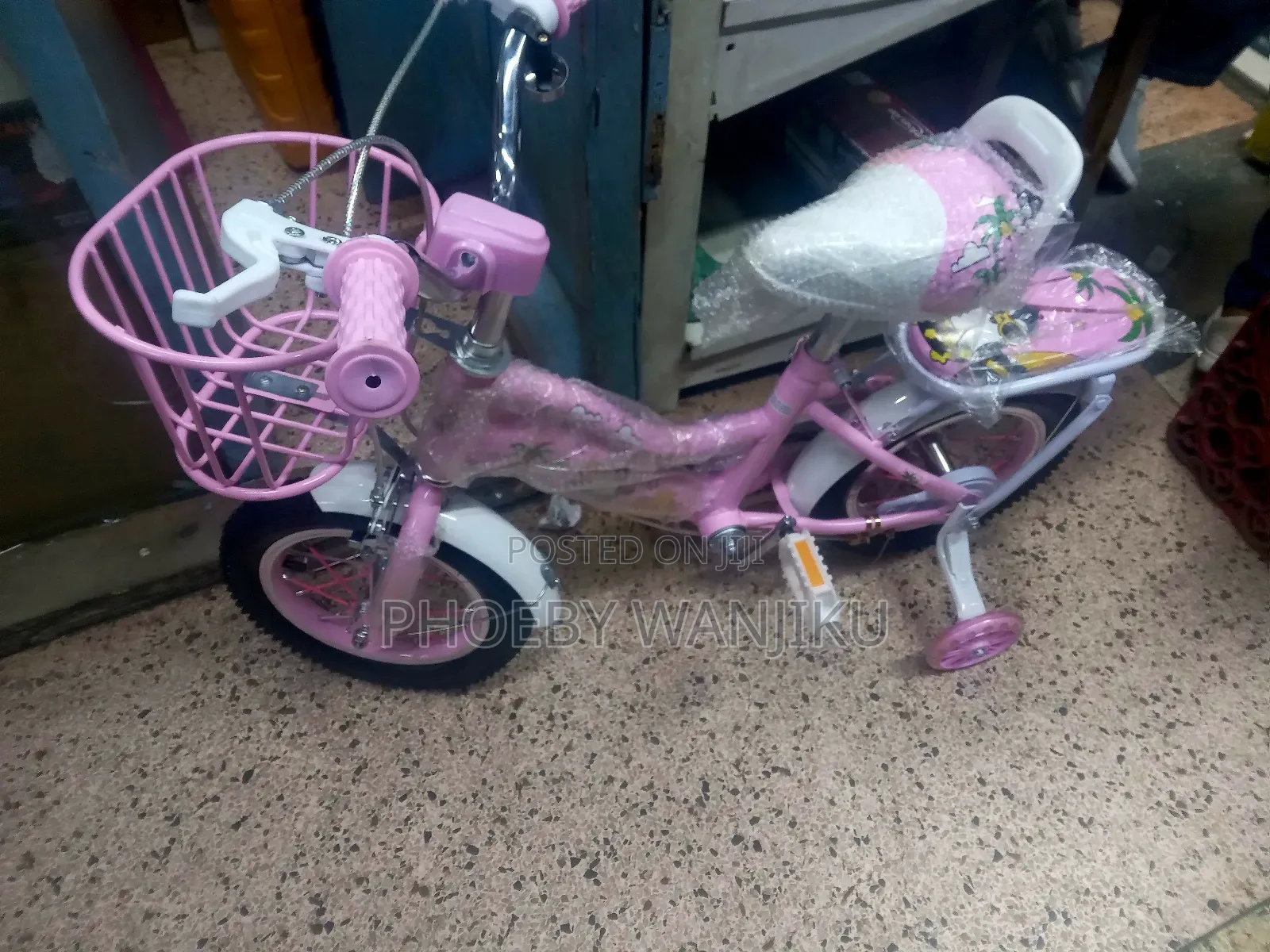 Pink Girls Bike Size 12