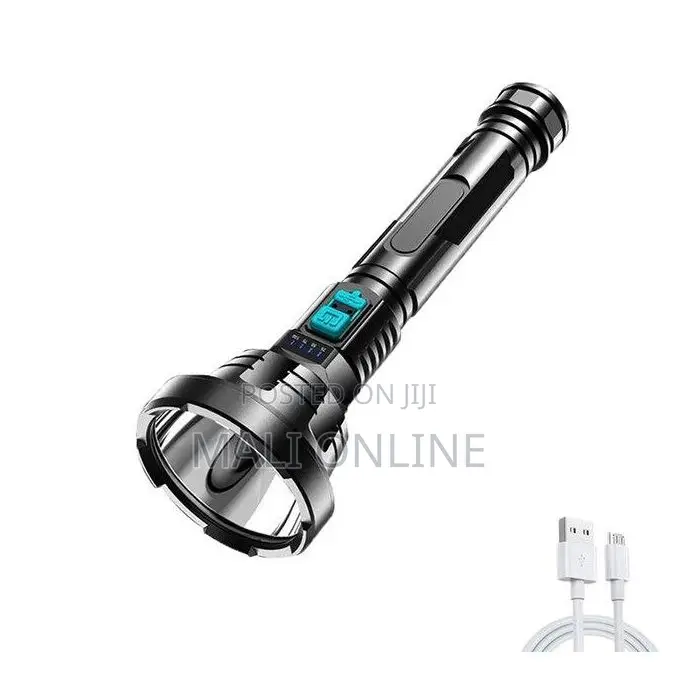 Rechargeable Tactical Led Flashlight 1000m Beam Waterproof