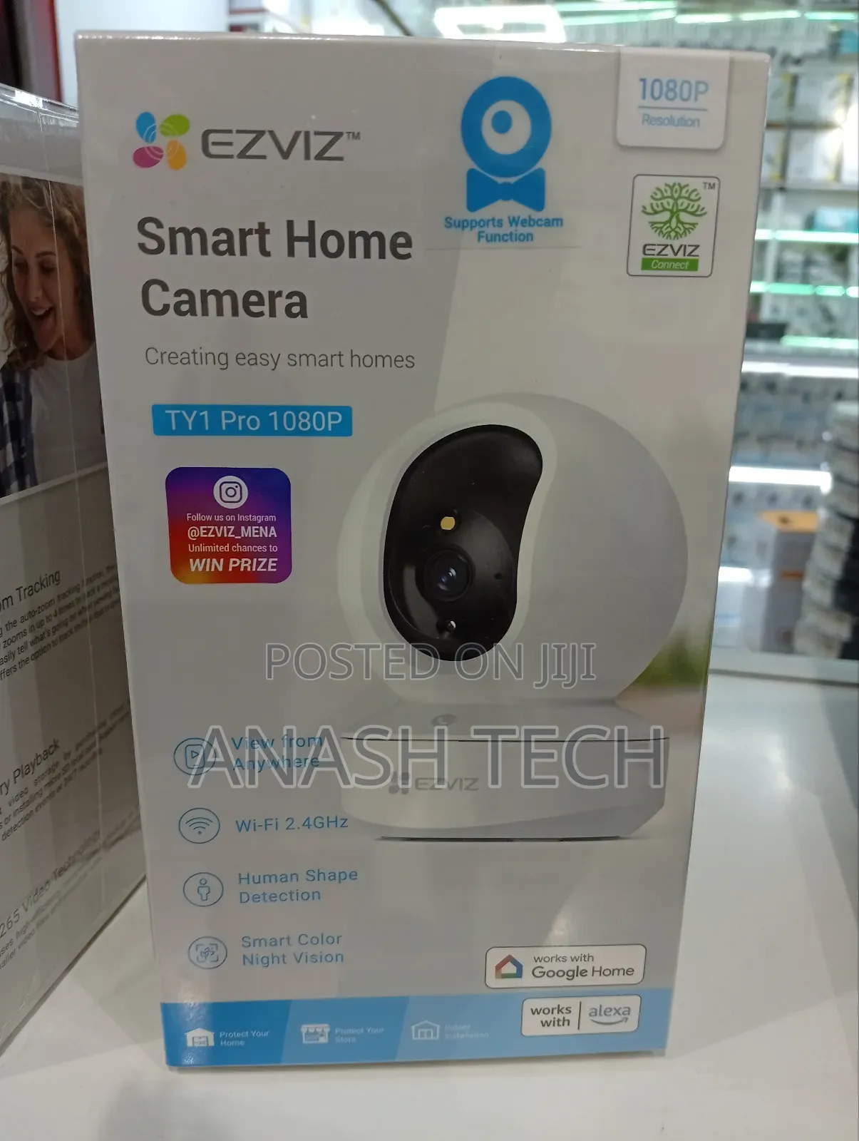 New Ezviz Ty1 Pro Wifi Smart Security Camera Cctv.