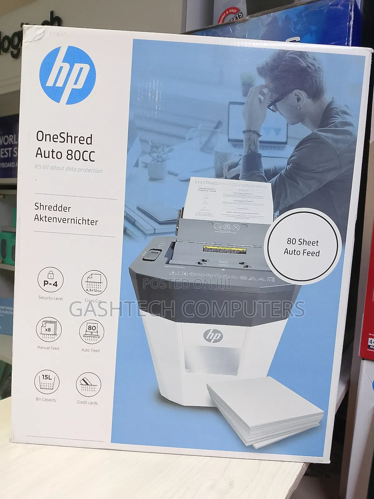 High Quality Hp 8sheet 80cc Paper Shredder