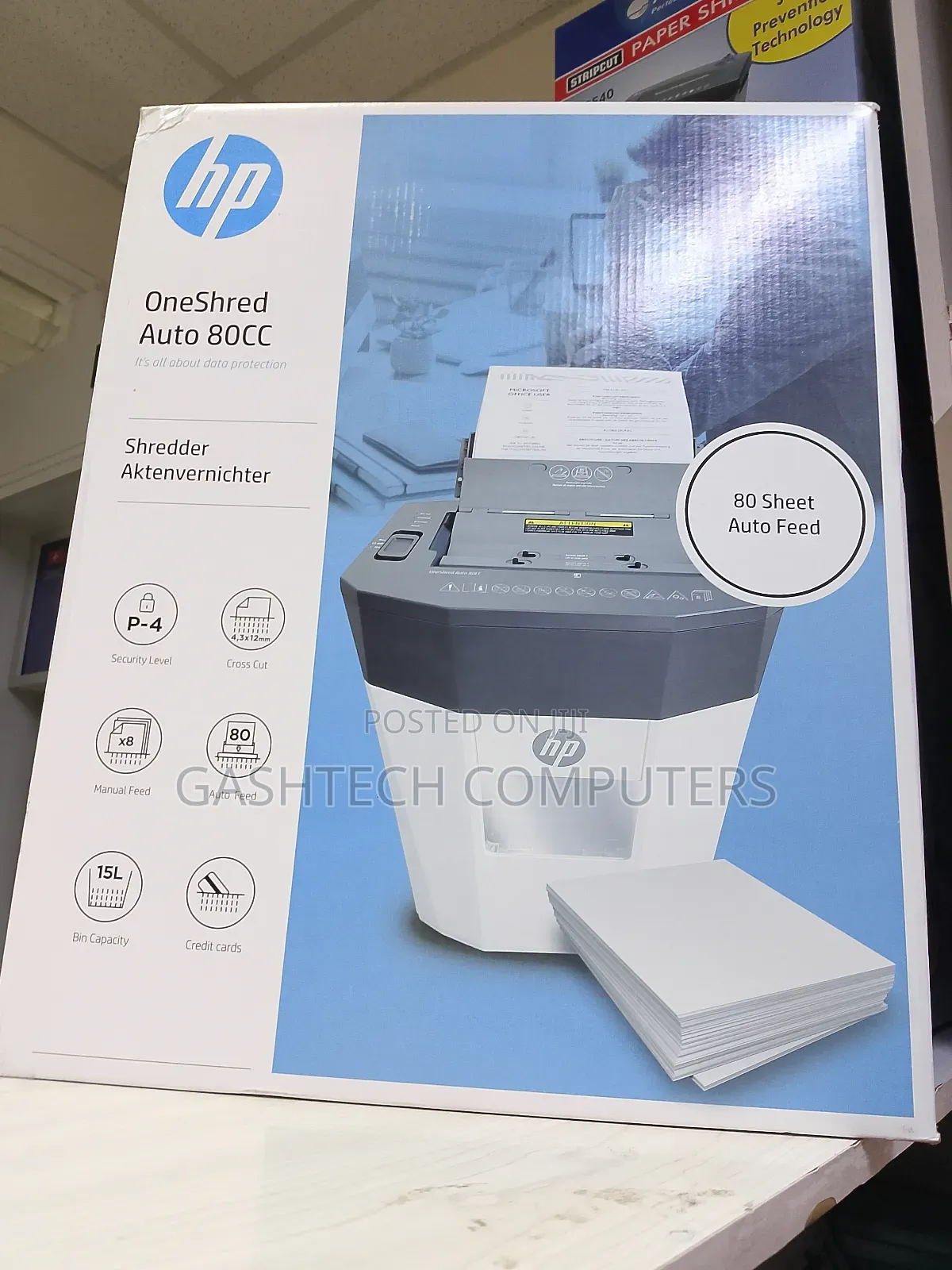 High Quality Hp 8sheet 80cc Paper Shredder