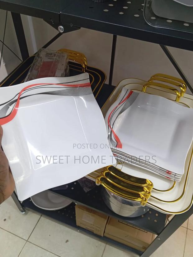 6pcs Heavy Melamine Plates 9 Inches - main view
