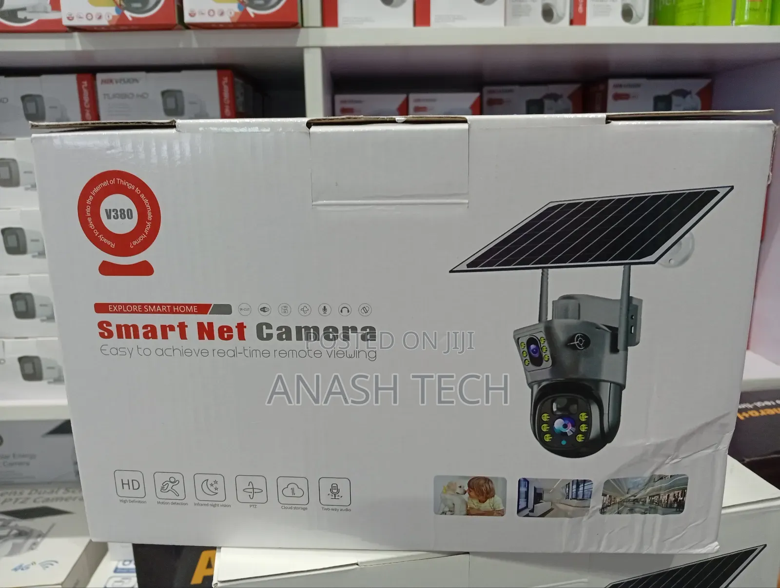 4g Enabled Solar Security CCTV Camera Dual Lence