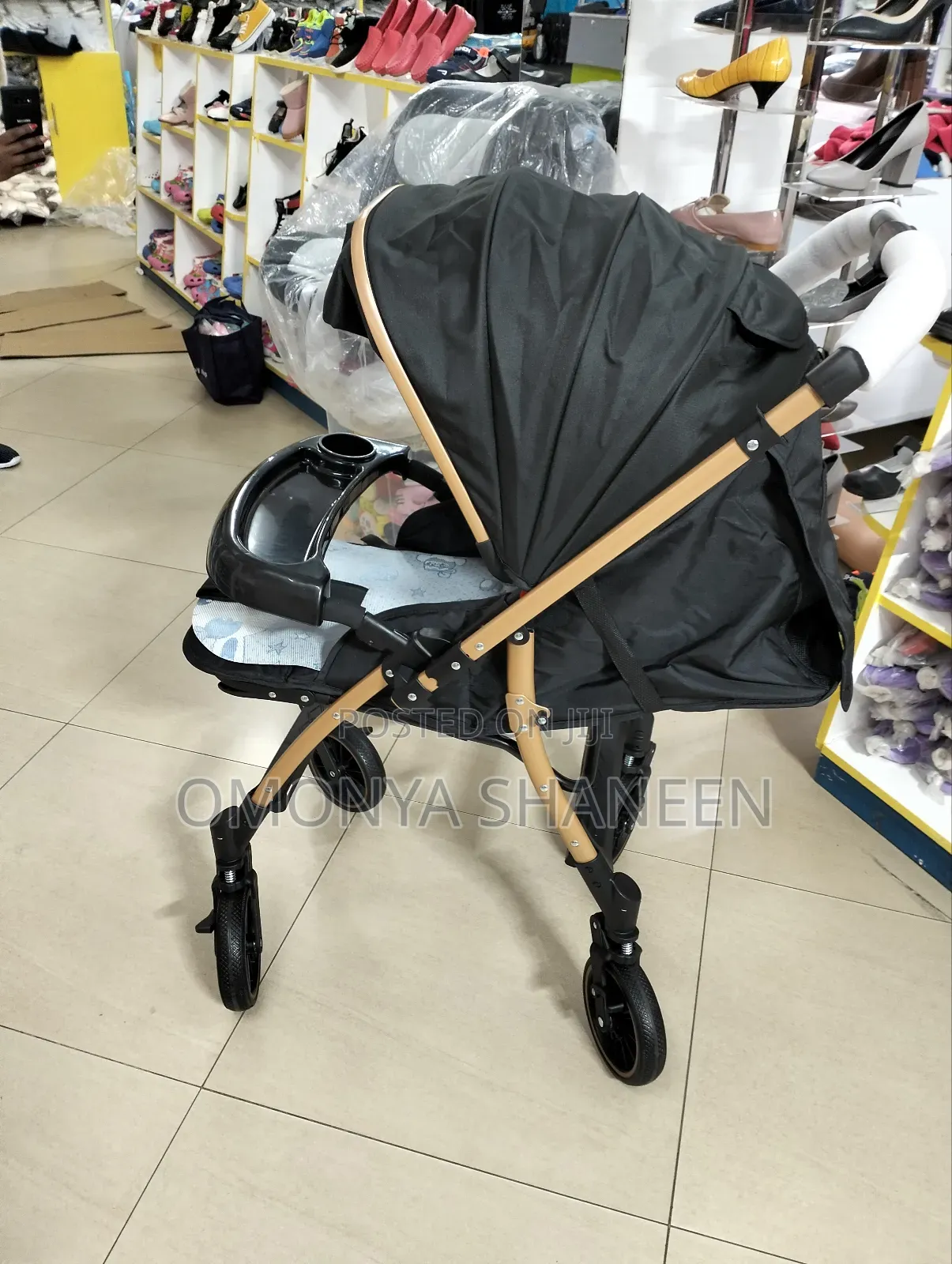 One Hand Folding Reversible Lightweight Stroller