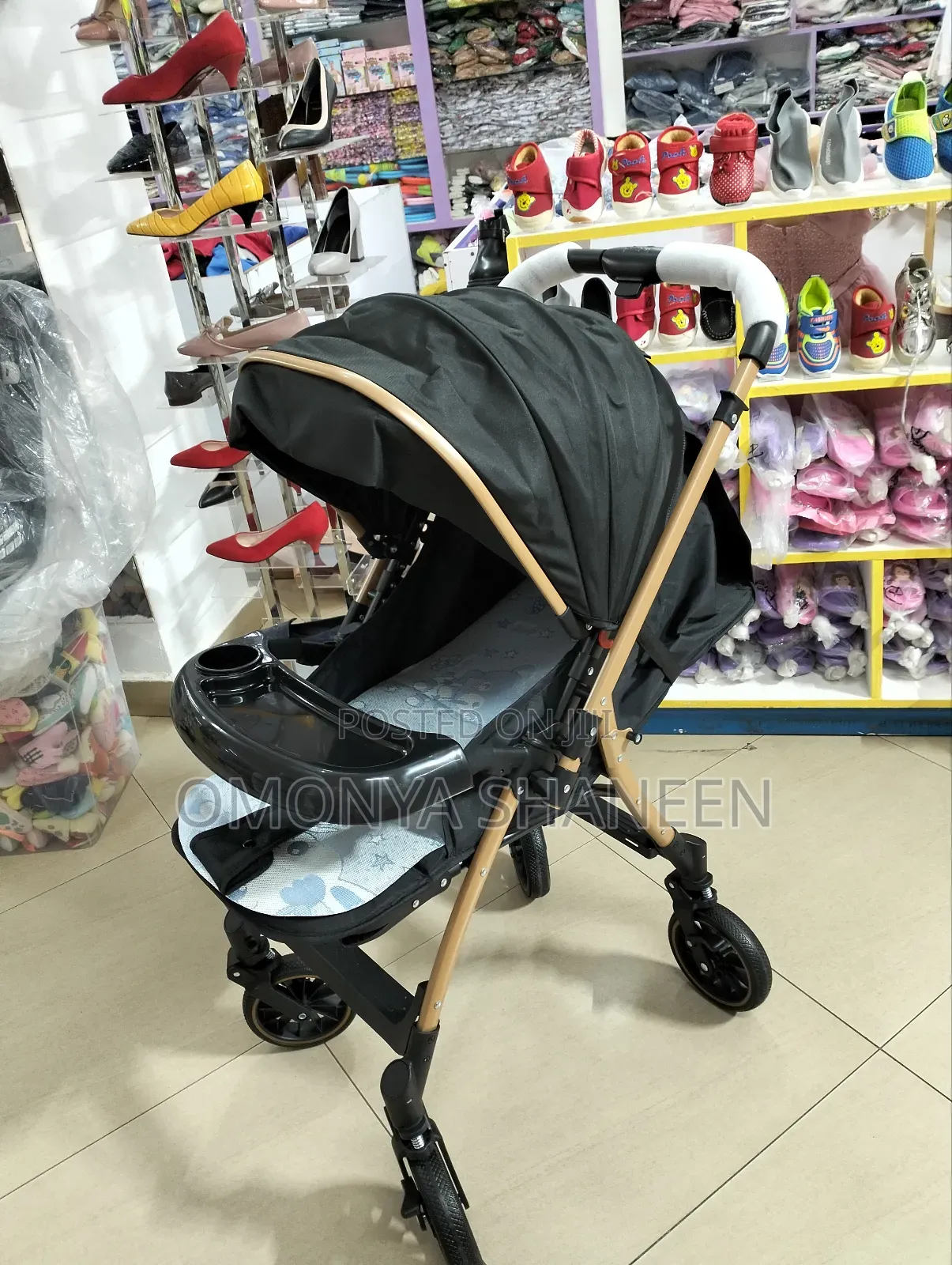 One Hand Folding Reversible Lightweight Stroller
