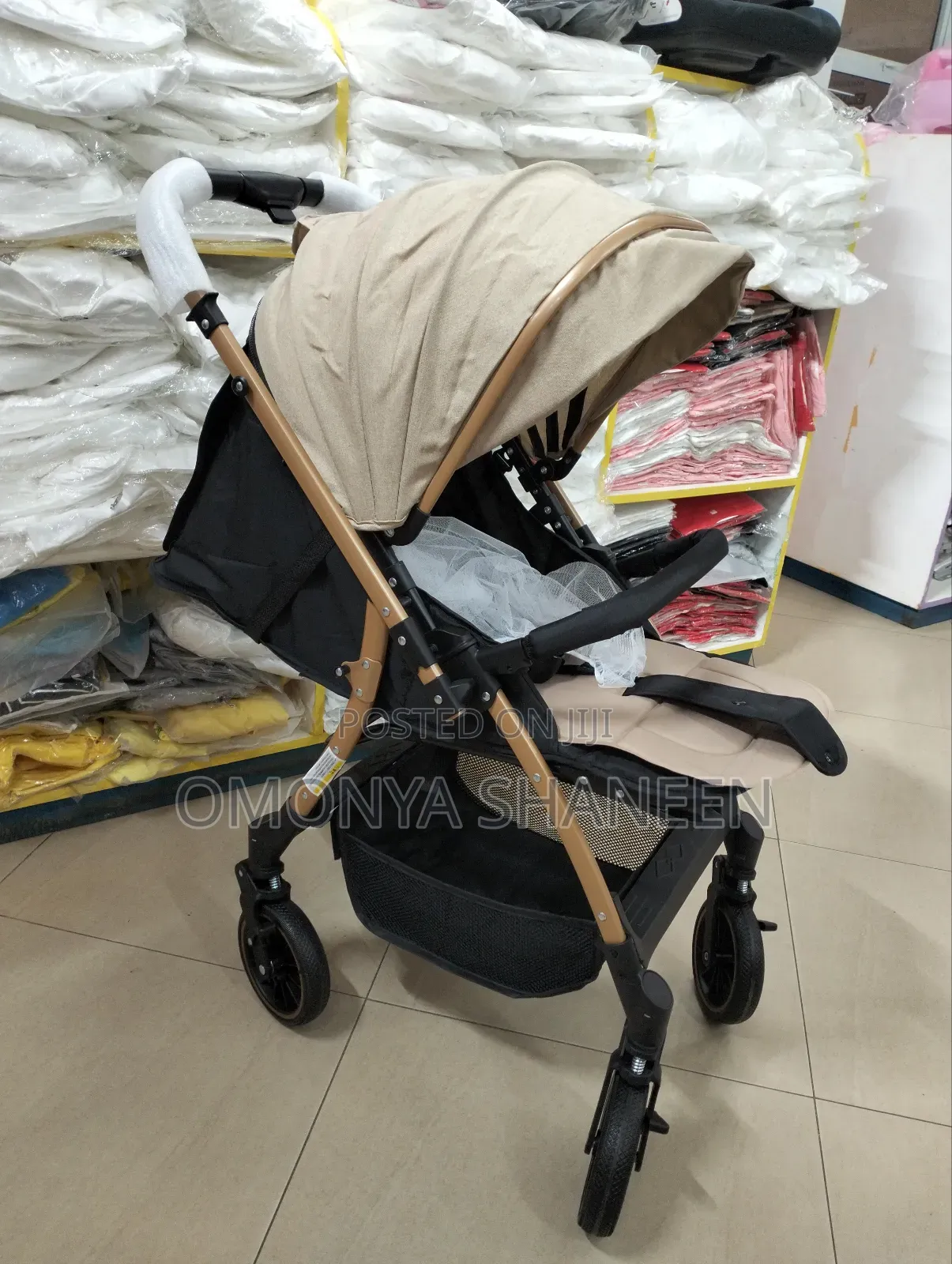 One Hand Folding Reversible Lightweight Stroller