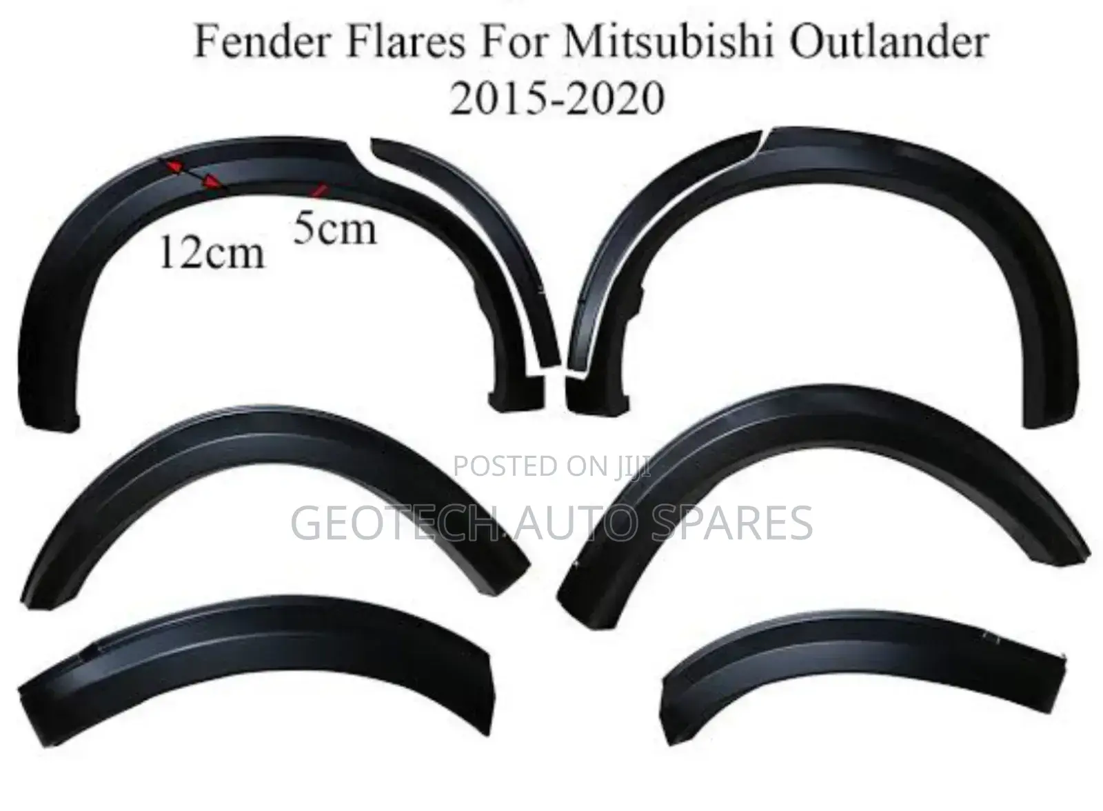 Mitsubishi Outlander Fender Flares Moulding