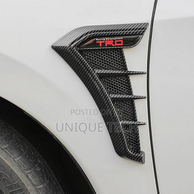 2pcs Black Side Vent Decor /Car Side Vent Decoration