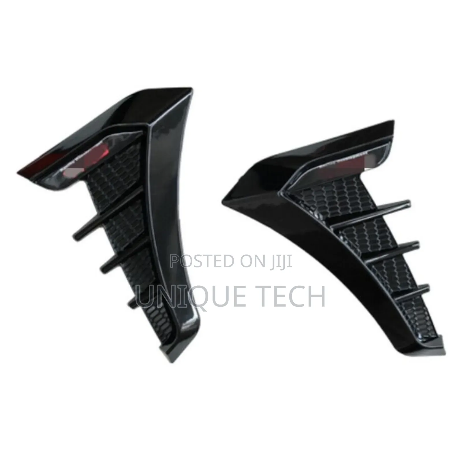 Black Side Air Vent Stickers/2pcs Pack Side Vent Decorations