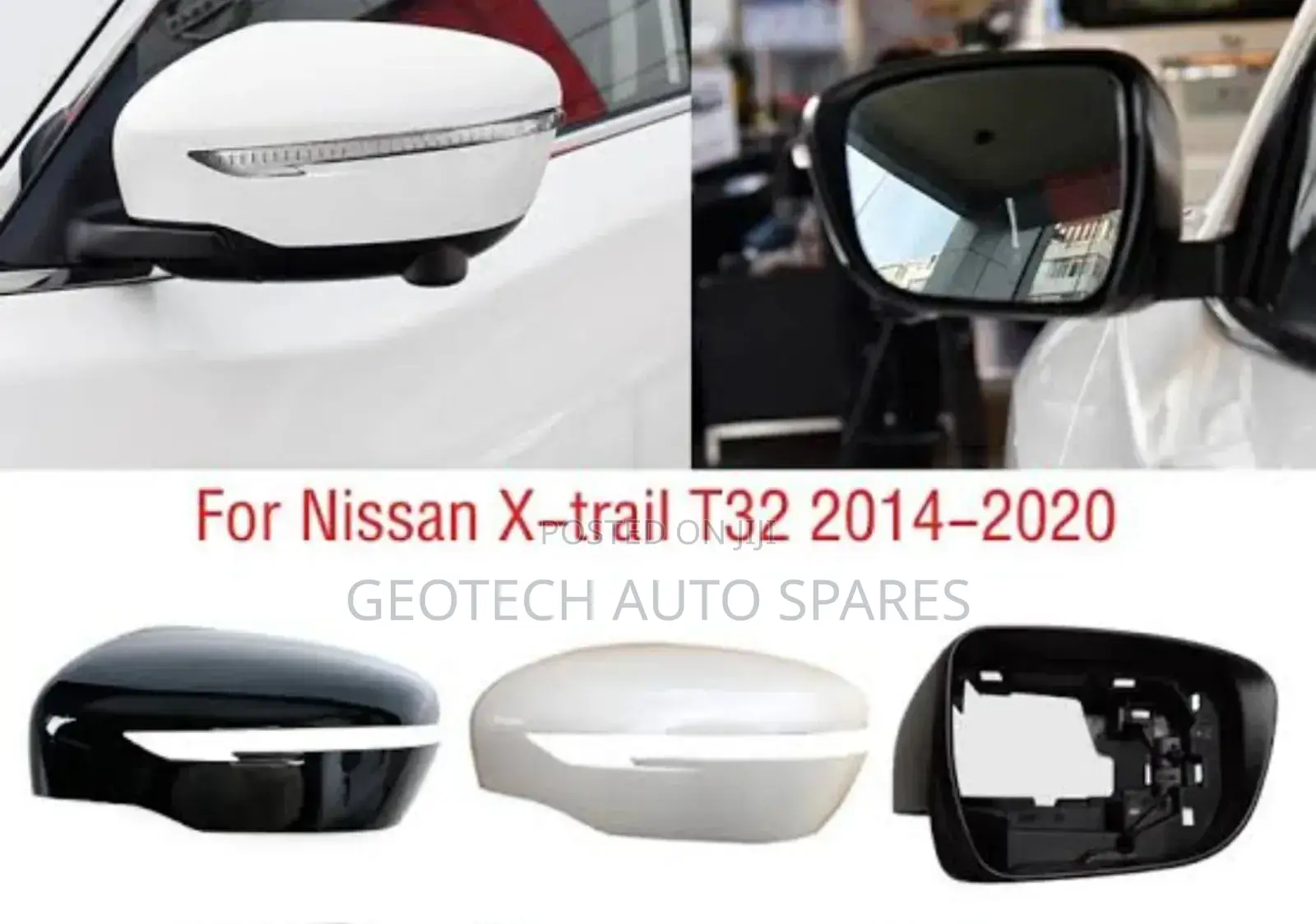Nissan X-Trail T32 Sidemirror Covers