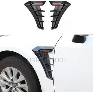 2pcs Side Vent Covers/Glossy Black Finish Side Vent Stickers