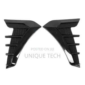 Sporty Car Side Vent Decor, 2pc Black Pack Side Vent Sticker