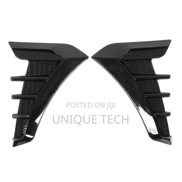 Sporty Car Side Vent Decor, 2pc Black Pack Side Vent Sticker