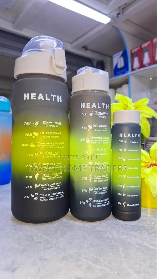 3 in 1 Multi Coloured Water Bottle