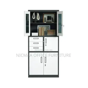 File Cabinet: Steel Filing Cabinet With Drawer Safe Box