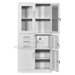 File Cabinet: Secure Steel Office Storage With Safe