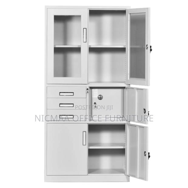 File Cabinet: Secure Steel Office Storage With Safe